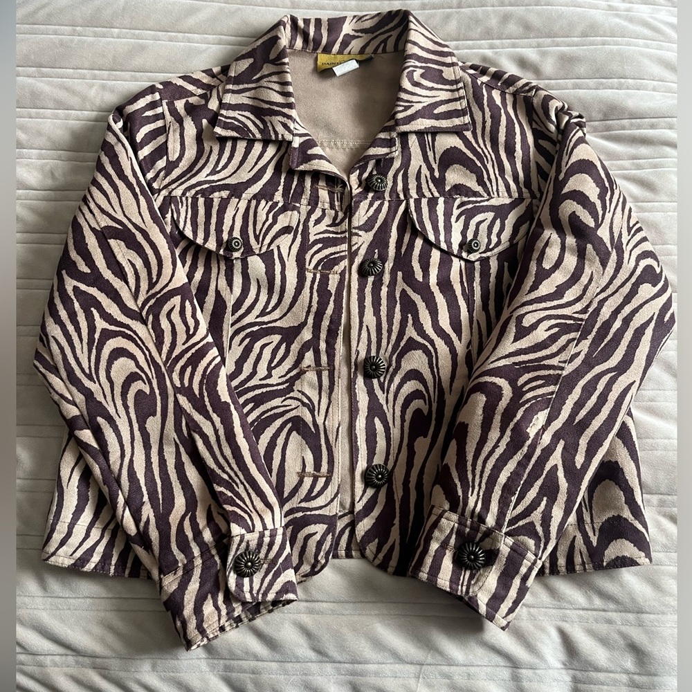Painted Pony Zebra Print Women’s Jacket